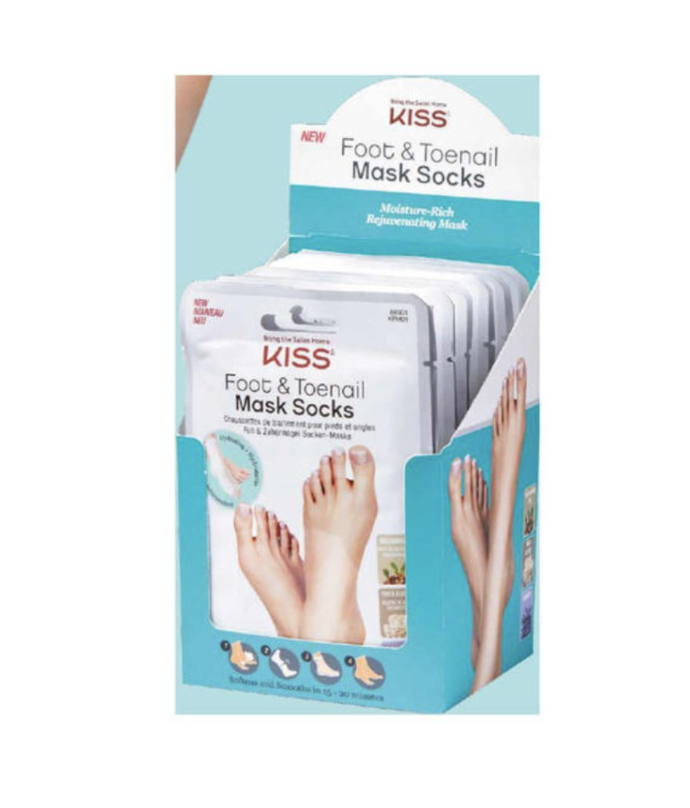 Kiss Foot & Toenail Mask Socks - BPolished Beauty Supply