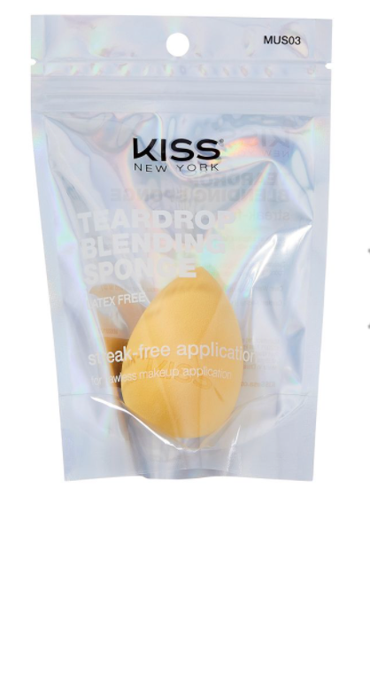 Kiss Teardrop Make-Up Sponge #MUS03 - BPolished Beauty Supply