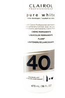 Clairol Pure White 40 Creme Developer MAXIMUM Lift 16oz - BPolished Beauty Supply