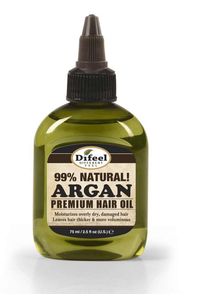Difeel Premium Natural Hair Oil - Argan Oil 2.5 fl oz - BPolished Beauty Supply