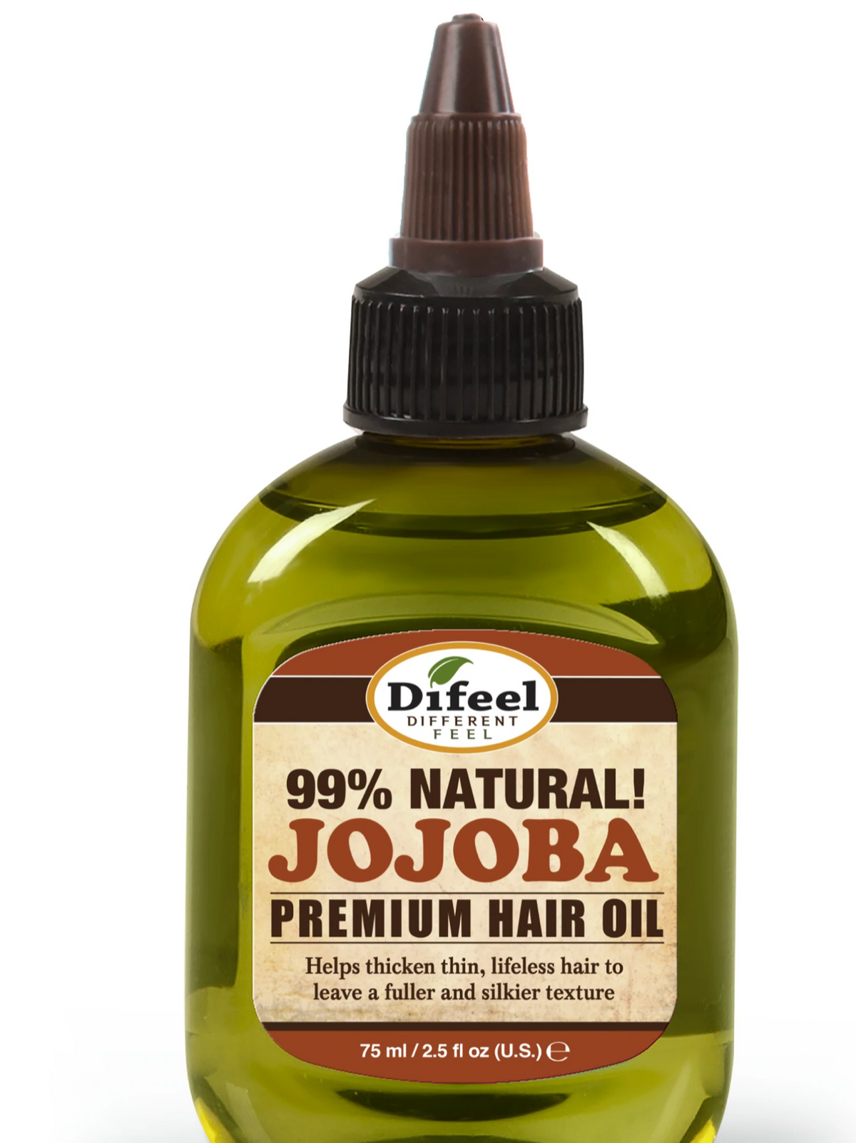 Difeel Premium Natural Hair Oil - Jojoba 2 oz - BPolished Beauty Supply