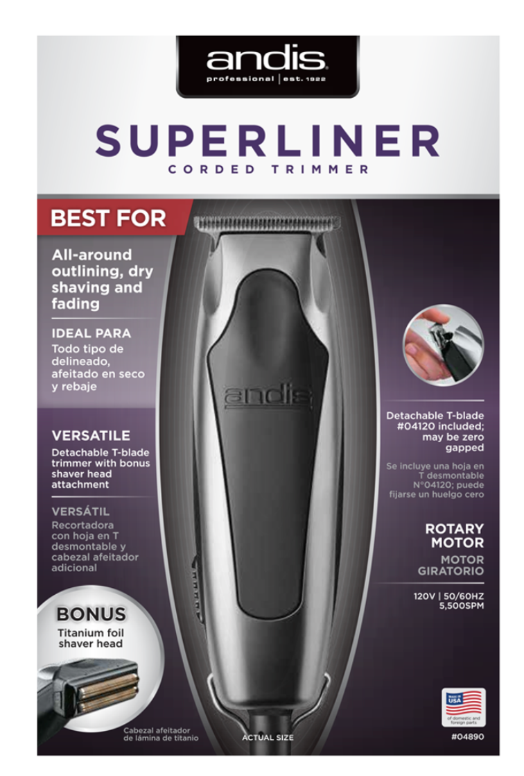 Andis Superliner Corded Trimmer #04890 - BPolished Beauty Supply