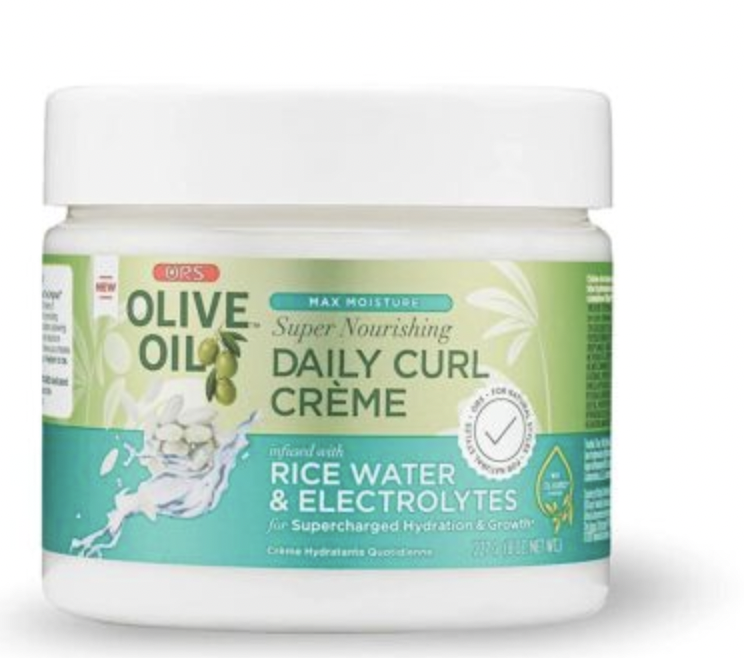 ORS Max Moisture Super Nourishing Daily Curl Creme Rice Water & Electrolytes 8 oz - BPolished Beauty Supply