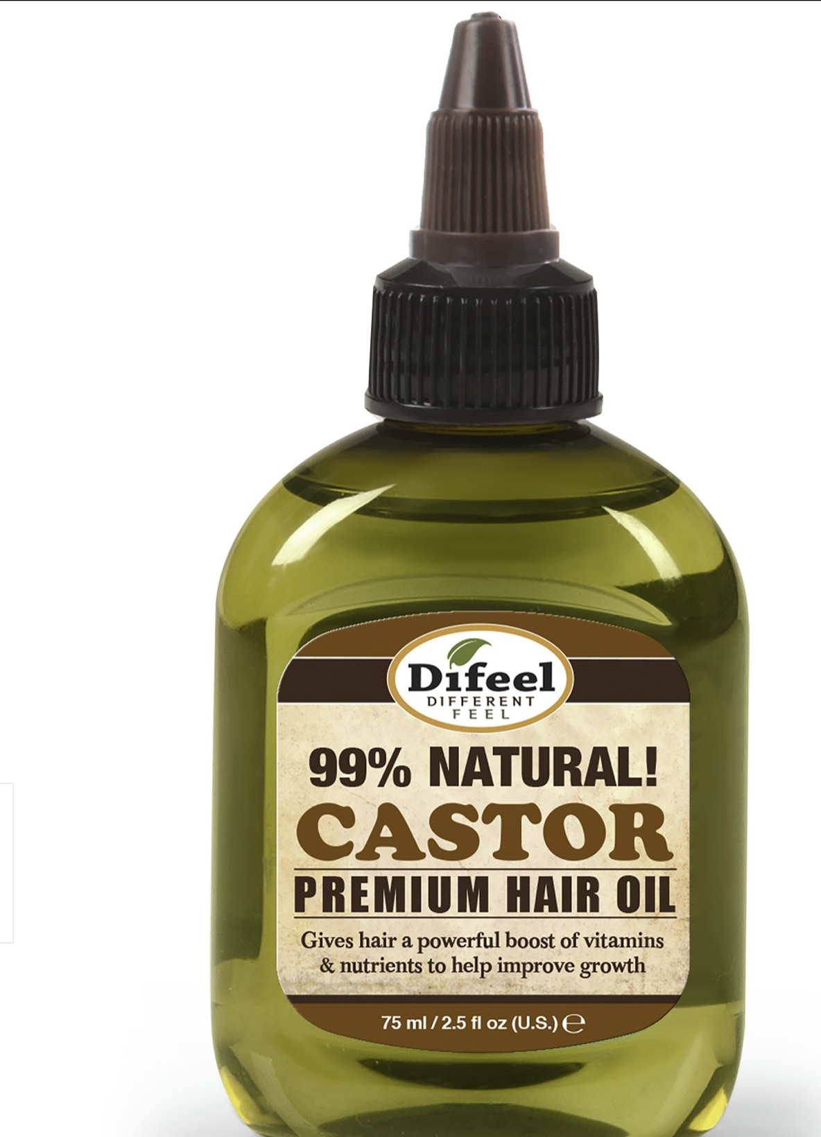 Difeel Premium Natural Hair Oil -  Castor Oil 2.5 fl - BPolished Beauty Supply