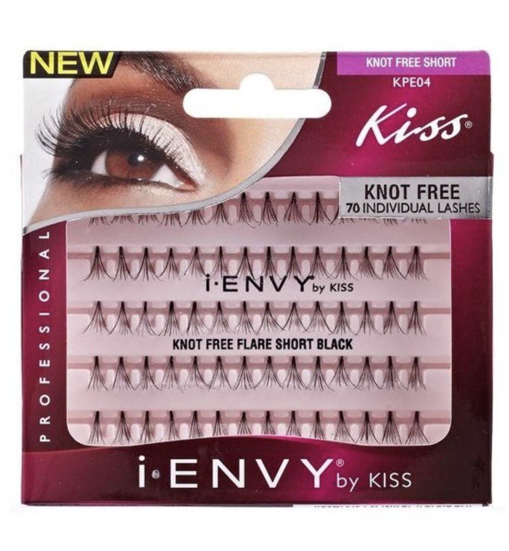 Kiss iEnvy Triple Black Knot Free Medium 70 pc KPE05TB - BPolished Beauty Supply