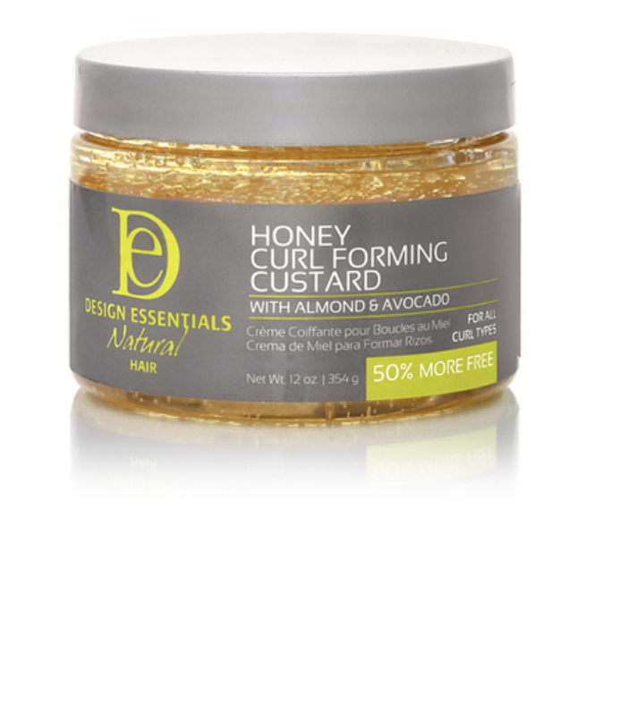 Design Essentials Natural Almond & Avocado Honey Curl Forming Custard 12 oz - BPolished Beauty Supply