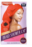 Red Essential Braid Shower Cap - BPolished Beauty Supply