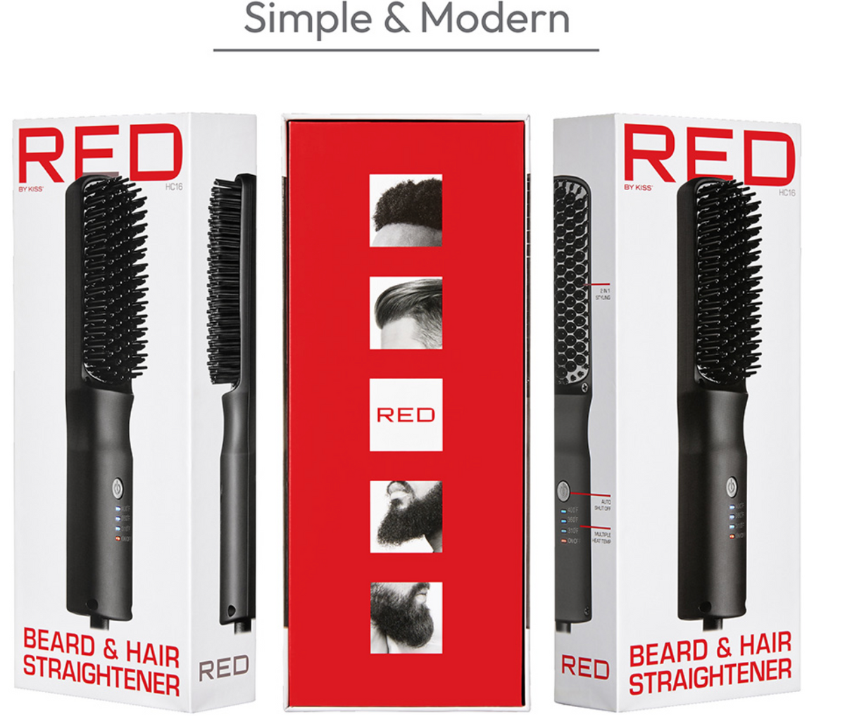 Red Beard & Hair Straightener #HC16 - BPolished Beauty Supply