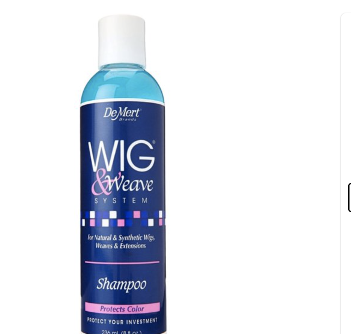 Demert Wig Shampoo 8 oz. - BPolished Beauty Supply