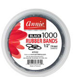 Annie Rubberbands 1000 CT Black #3162 - BPolished Beauty Supply
