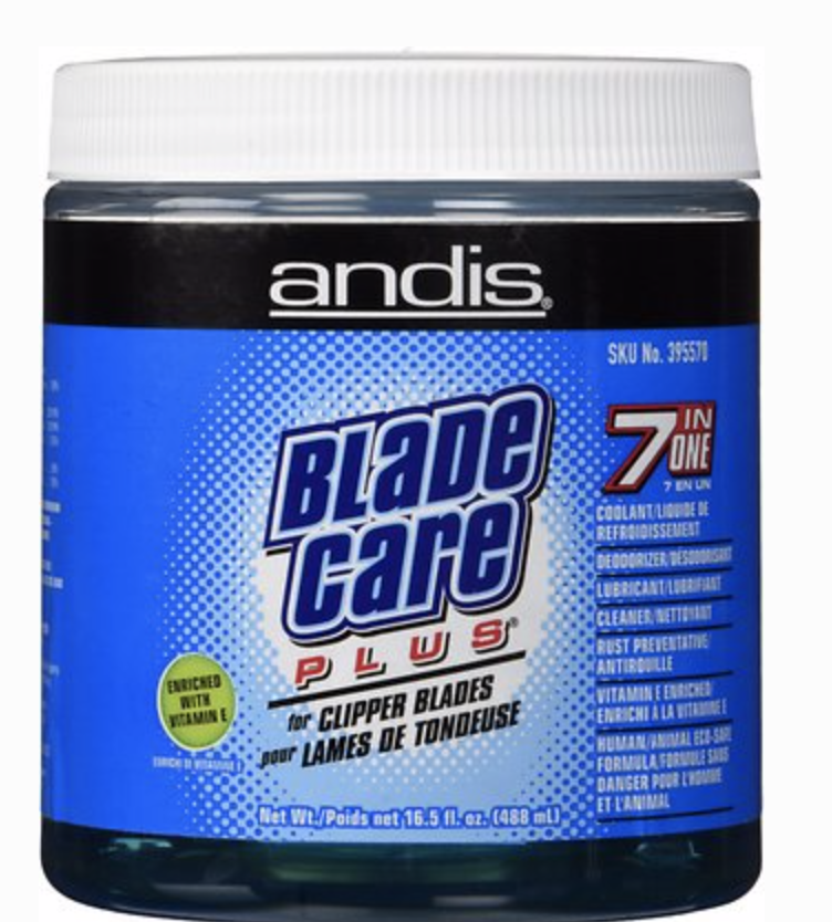 Andis Blade Care Plus 7 n 1 (Jar) 16 oz - BPolished Beauty Supply