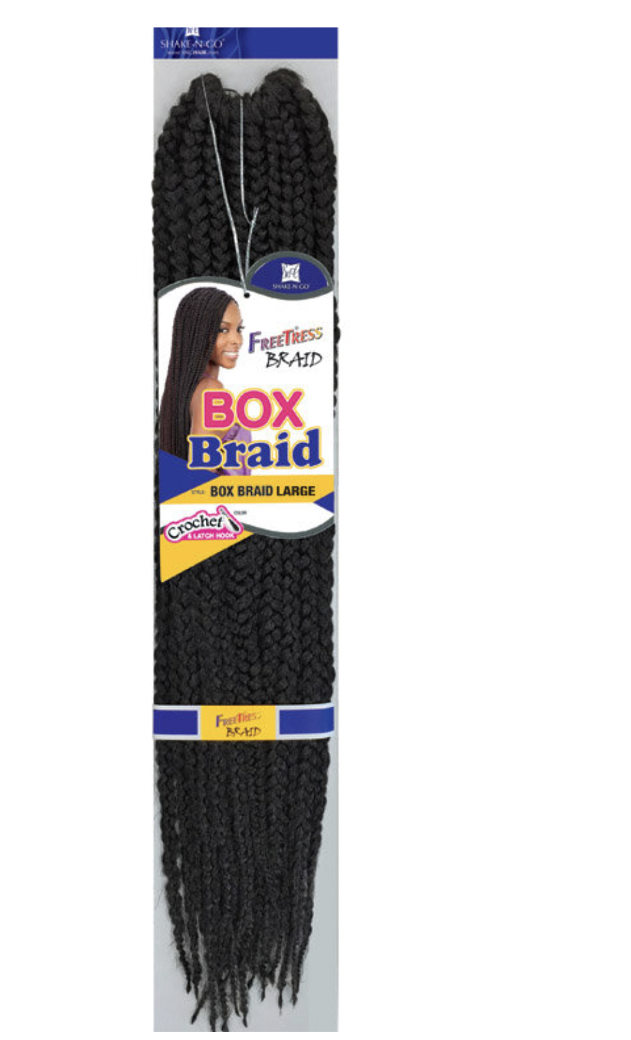 Shake N Go Freetress Crochet Braid - Medium Box Braids – BPolished Beauty  Supply