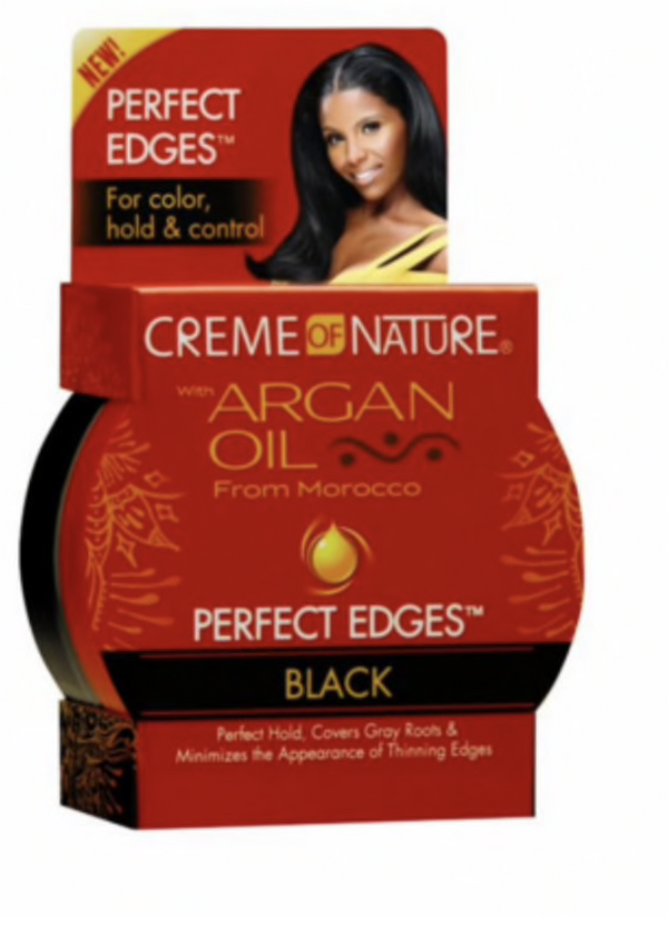 Creme of Nature Argan Oil Black Perfect Edges (2.25 oz.) - BPolished Beauty Supply