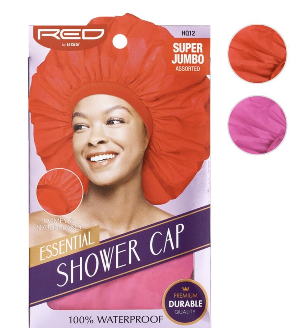 RED KISS Essential Shower Cap SJ Assorted #HQ12 - BPolished Beauty Supply