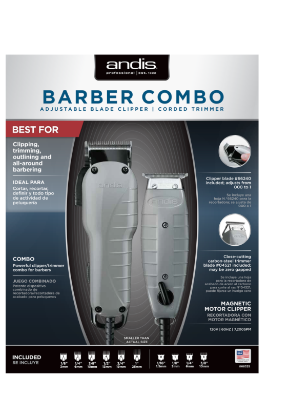 Andis Barber Combo #66325 - BPolished Beauty Supply